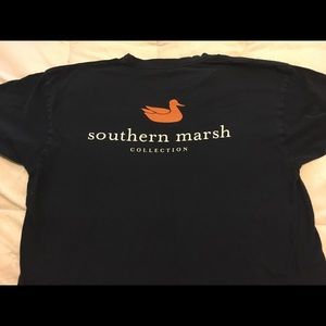 Navy Southern Marsh tee